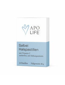 ApoLife Salbei Halspastillen 24 Stk.