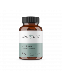 ApoLife 56 Aktivkohle Kapseln 60 Stück