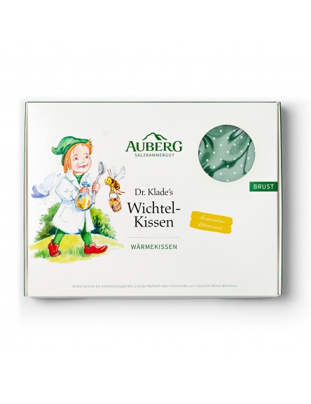 AUBERG Dr. Klade's Wichtel-Kissen Wärmekissen Set grün