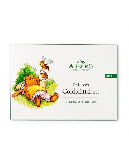 AUBERG Dr. Klade's Goldplättchen Bienenwachsauflage 3 Stück