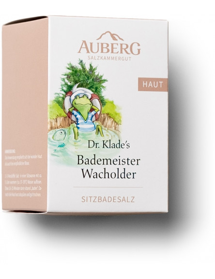 AUBERG Dr. Klade's Bademeister Wacholder Sitzbadesalz 250 g