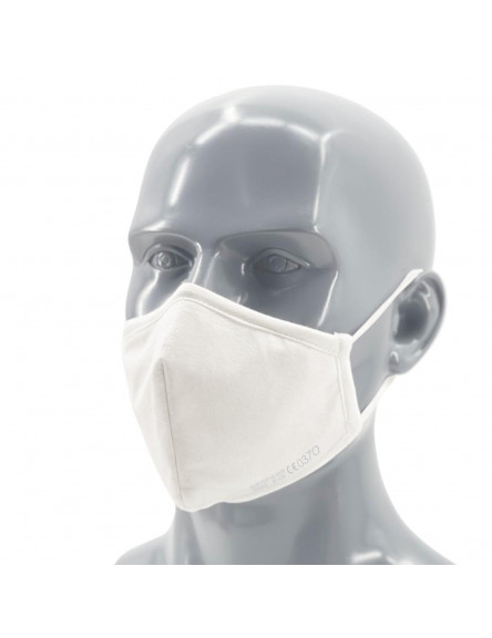 Mundschutz Maske Nano FFP2 Stoff Weiss 1 Stück